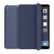 Tok álló, bőr hatású (aktív FLIP, oldalra nyíló, TRIFOLD asztali tartó funkció) SÖTÉTKÉK Apple IPAD 10.2 (2019), Apple IPAD 10.2 (2020), Apple IPAD 10.2 (2021)