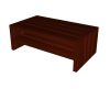 Monitorállvány polccal 42x13x24cm - Mahagóni
