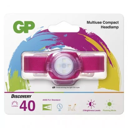 GP LED Fejlámpa CH31 rózsaszín