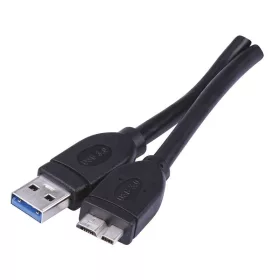   Adat- és töltő csatlakozó kábel USB-A 3.0 / micro USB-B 3.0, 1 m, fekete