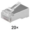 EMOS FTP csatlakozó RJ45 CAT5E 20/bliszter