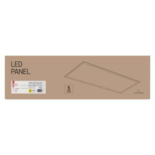 Emos Proxo LED panel beépíthető téglalap 4240lm term. fehér, 295×1195×11,4 mm