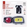 EMOS CREE+COB LED Fejlámpa 330lm