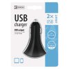 EMOS autós USB töltő 2.1A (10.5W), 2 port