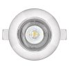 Emos Exclusive LED beépíthető spotlámpa kör 450lm meleg fehér, 80×25 mm
