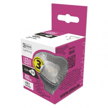 EMOS Classic LED izzó MR16 GU5.3 4.5W 380lm természetes fehér