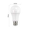 EMOS LED izzó 3db A60 E27 10.5W 1060lm meleg fehér