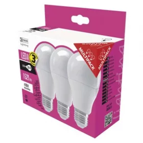   LED izzó Classic A60 / E27 / 13,2 W (100 W) / 1 521 lm / természetes fehér