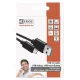 Töltő- és adatkábel USB-A 2.0 / micro USB-B 2.0, 2 m, fekete