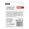 EMOS IEC csatlakozó egyenes 2db/bliszter
