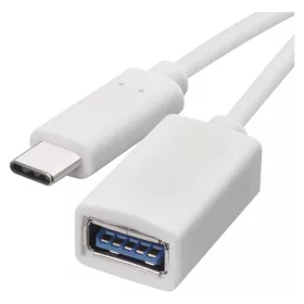  Adat OTG kábel USB-A 3.0 / USB-C 3.0 redukciós funkcióval, 15 cm, fehér