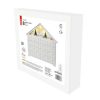 LED adventi naptár, fa, 35x33 cm, 2x AA, beltéri, meleg fehér, időzítő