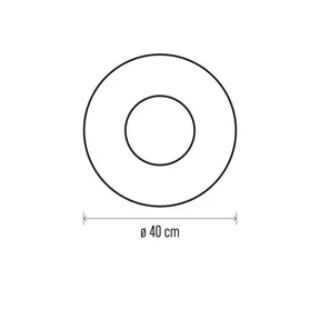 LED karácsonyi koszorú, 40 cm, 2x AA, beltéri, meleg fehér, időzítő