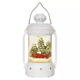  LED karácsonyi lámpa, 19,5 cm, 3x AA, beltérre, meleg fehér, időzítő