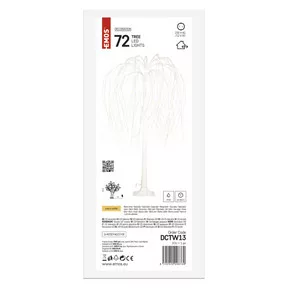 LED karácsonyfa, 120 cm, kültérre és beltérre, meleg fehér