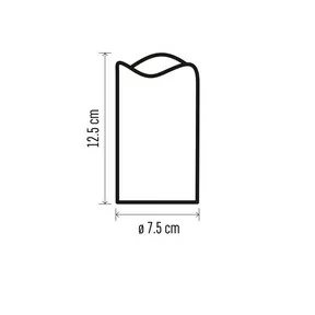LED dekoráció – 2x viasz gyertya, 12,5 cm, 2x AA, távirányító, időzítő
