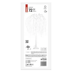LED karácsonyfa, 120 cm, kültérre és beltérre, hideg fehér