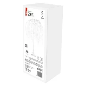 LED karácsonyfa, 120 cm, kültérre és beltérre, hideg fehér