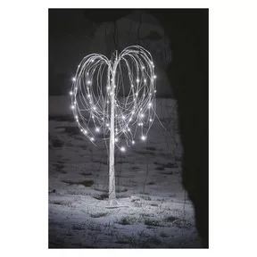 LED karácsonyfa, 120 cm, kültérre és beltérre, hideg fehér