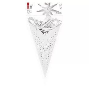 LED papír csillag, függeszthető, 60 cm, beltérre