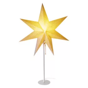 LED papír csillag, talpas, 45 cm, beltérre