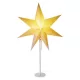 LED papír csillag, talpas, 45 cm, beltérre