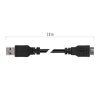 EMOS USB kábel 3.0 A csatlakozó – micro B csatlakozó 1m