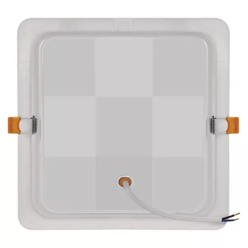 LED felületi lámpatest RUBIC, négyzet, fehér, 24W, természetes fehér