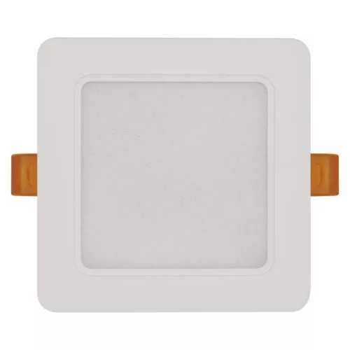 LED süllyesztett lámpatest RUBIC, négyzet, fehér, 9W, természetes fehér