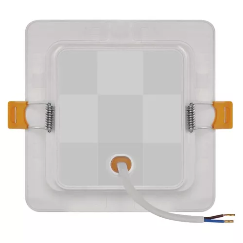 LED süllyesztett lámpatest RUBIC, négyzet, fehér, 9W, természetes fehér
