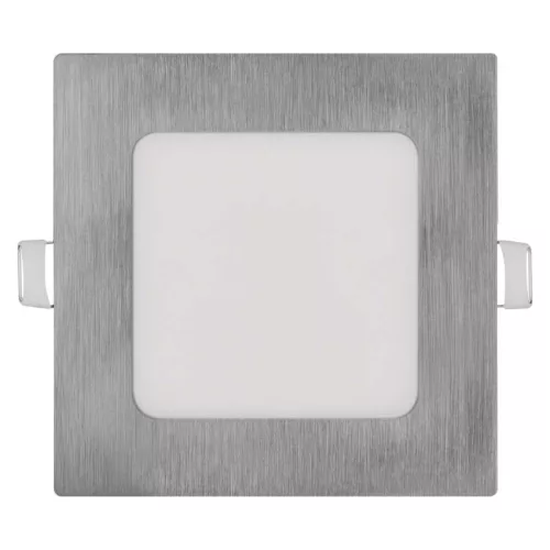 LED süllyesztett lámpatest NEXXO, négyzet, ezüst, 7W, CCT