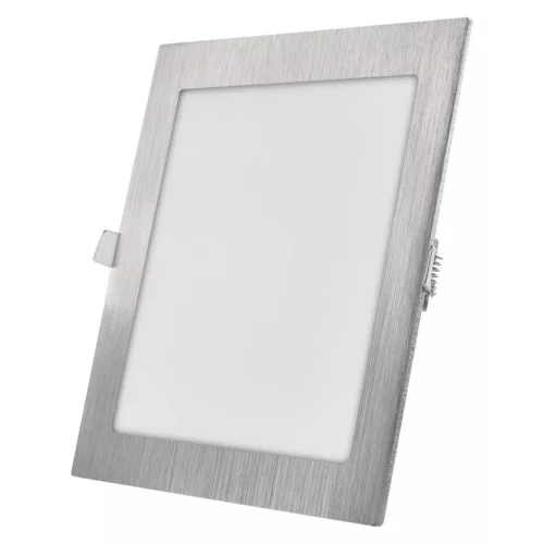 LED süllyesztett lámpatest NEXXO, négyzet, ezüst, 18W, CCT