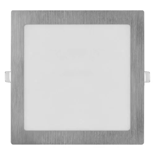 LED süllyesztett lámpatest NEXXO, négyzet, ezüst, 18W, CCT