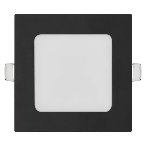 LED süllyesztett lámpatest NEXXO, négyzet, fekete, 7W, CCT