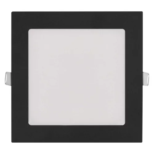LED süllyesztett lámpatest NEXXO, négyzet, fekete, 12W, CCT