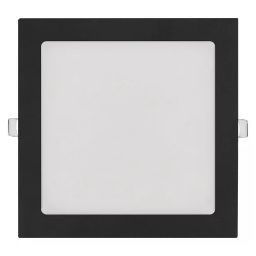 LED süllyesztett lámpatest NEXXO, négyzet, fekete, 18W, CCT