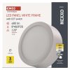 LED felületi lámpatest NEXXO, kerek, fehér, 7,6W, CCT