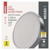 LED felületi lámpatest NEXXO, kerek, ezüst, 28,5W, CCT