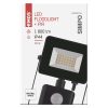 LED reflektor SIMPO PIR 20,5W, fekete, természetes fehér