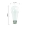 EMOS Classic LED izzó A67 E27 19W 2452lm meleg fehér