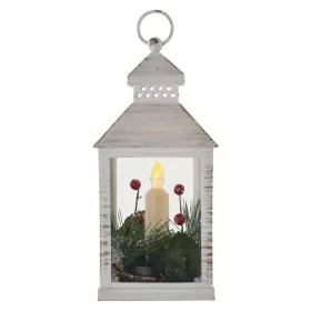   LED dekoráció – karácsonyi lámpa gyertyával, 23 cm, 3x AAA, beltéri, vintage