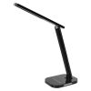 Emos Carson LED asztali lámpa fekete, USB, dimmelhető 400 lm, 2700–6600K