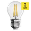 EMOS LED Filament Izzó  Kisgömb 6W E27 810lm meleg fehér