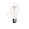 EMOS LED Filament izzó E27 3,4W 470lm meleg fehér