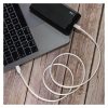 Töltő- és adatkábel USB-C 2.0 / USB-C 2.0, 1 m, fehér