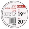 EMOS PVC Szigetelőszalag 19/20 fekete, 10db-os csomag