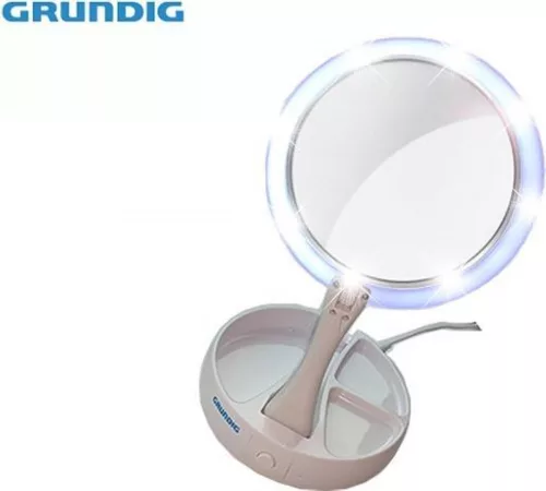 Grunding kozmetikai tükör, 21 LED-es összecsukható