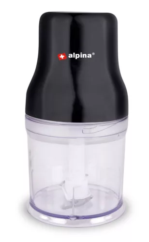 Alpina Aprítógép fekete 200W, 360ml műanyag tállal
