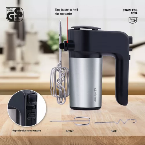 Alpina Kézi mixer 400W, 6 sebesség + turbo