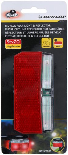 Dunlop kerékpár hátsó lámpa, dinamós